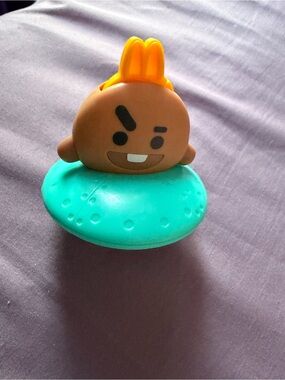Brown Character Bath Toy with Teal Float - Kids Toy